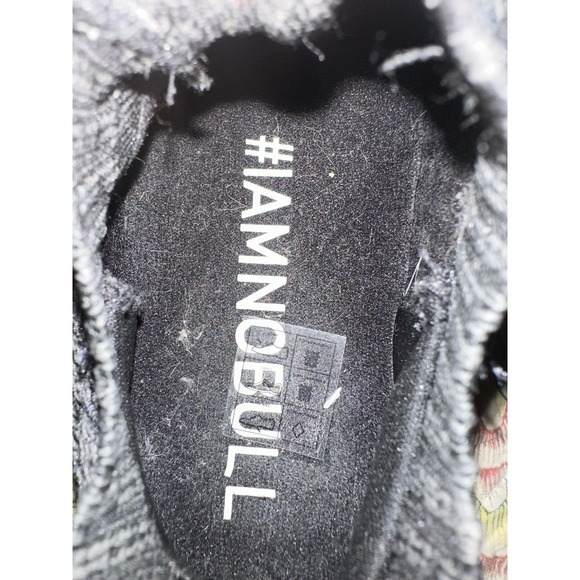 No Bull Diamond Black Ivy Knit Runners Shoes - Women's 6.5 or Men's 5 **EUC** - Picture 6 of 6